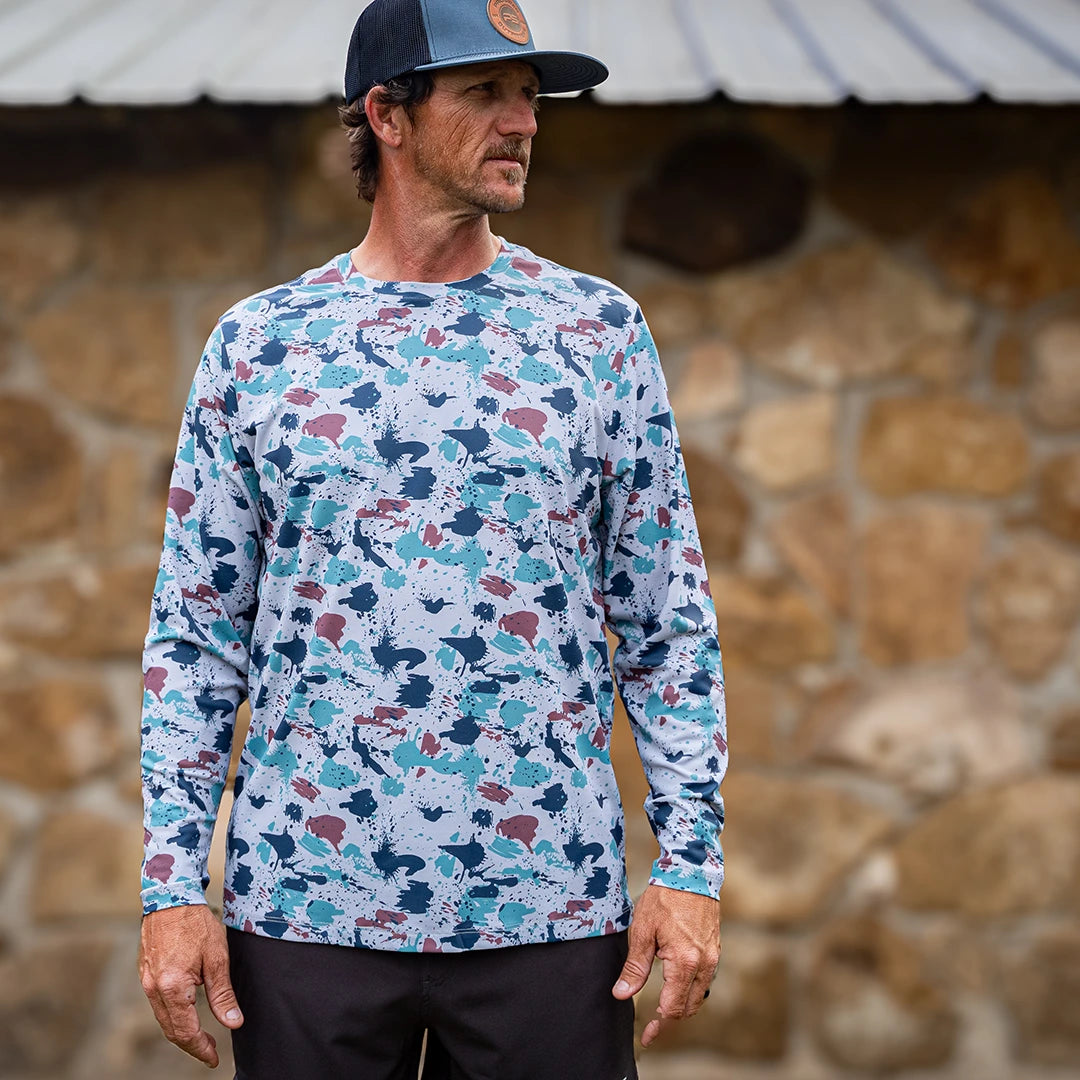 ProTek™ Camo Long Sleeve Crew Neck - Baja