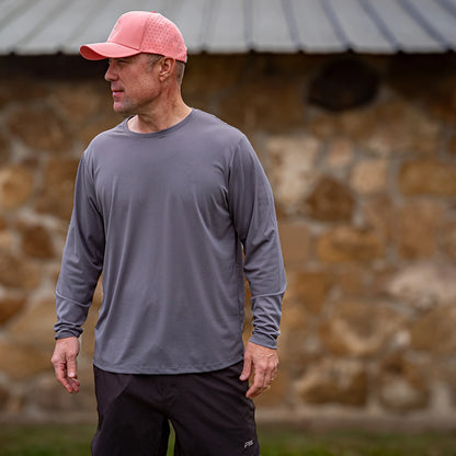 ProTek™ Long Sleeve Crew Neck - Fossil Gray