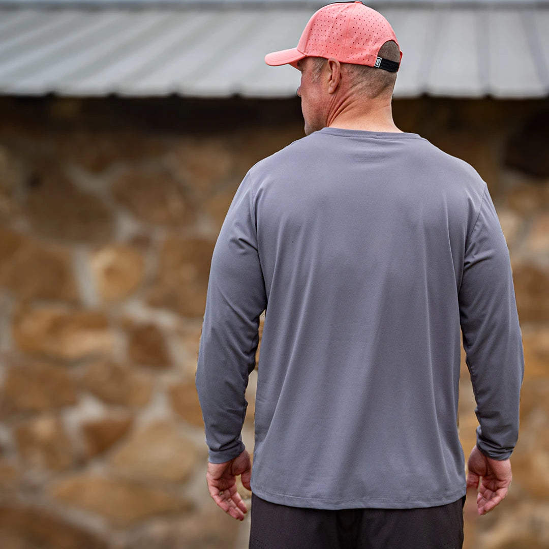 ProTek™ Long Sleeve Crew Neck - Fossil Gray