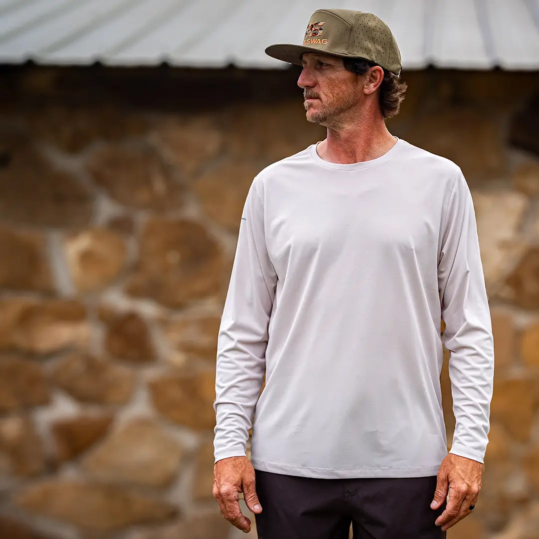 ProTek™ Long Sleeve Crew Neck - Oyster White