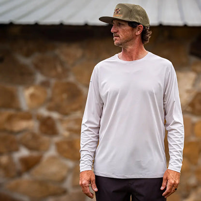ProTek™ Long Sleeve Crew Neck - Oyster White