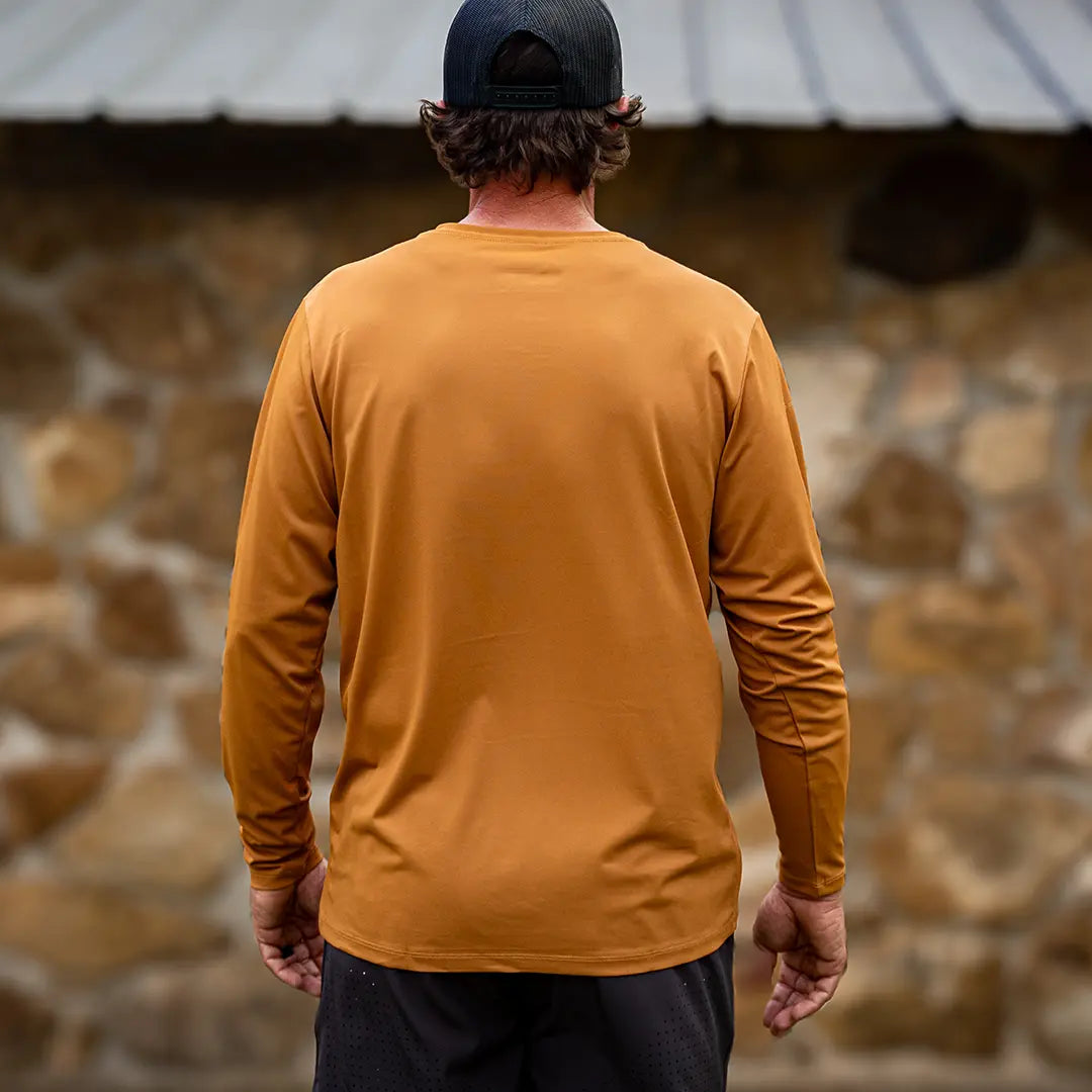 ProTek™ Long Sleeve Crew Neck - Sienna Brown