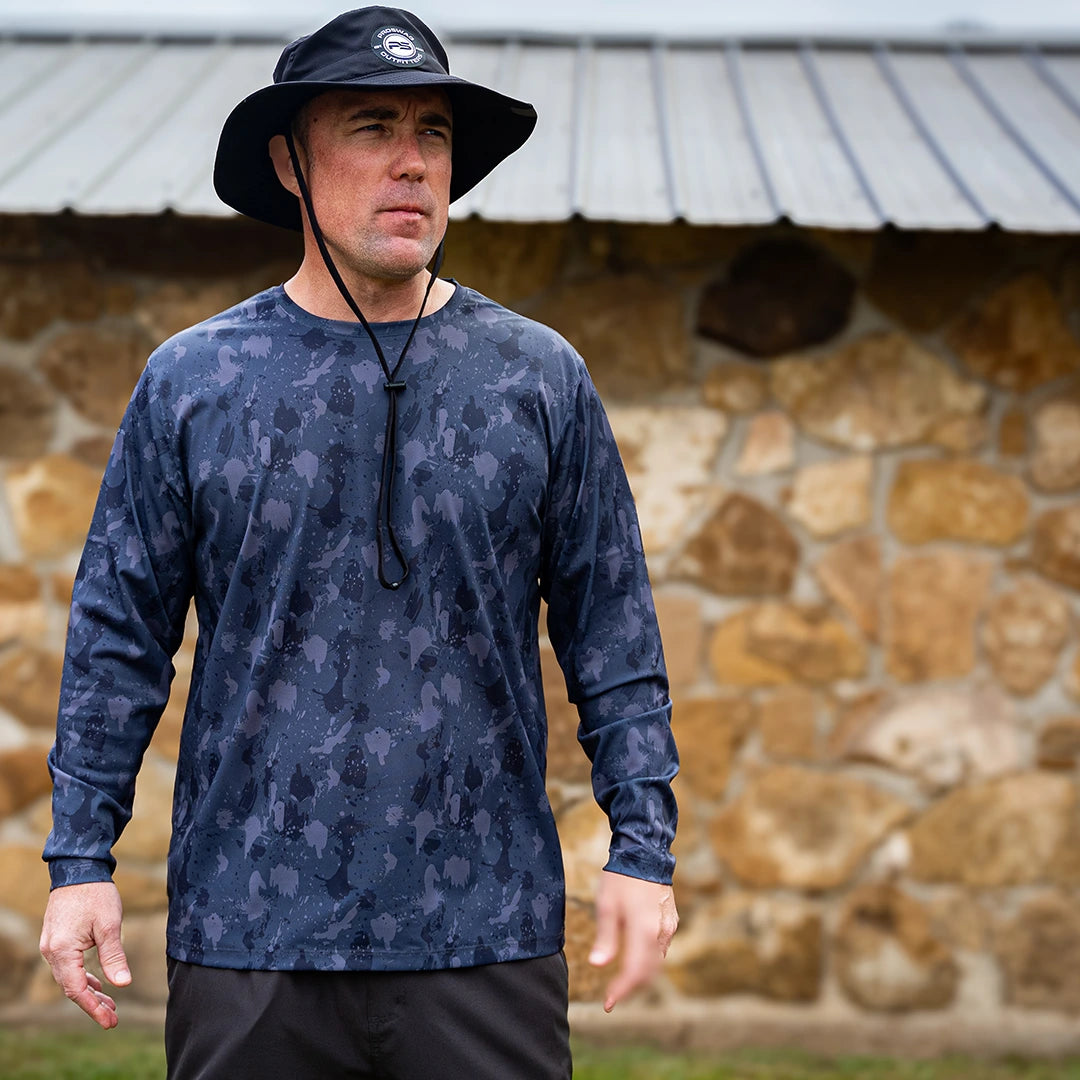 ProTek™ Camo Long Sleeve Crew Neck - Volcanic
