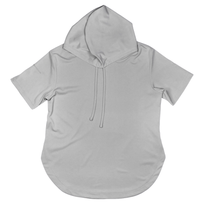 ProTek™ Women's Short Sleeve Hoodie -  Dove Gray