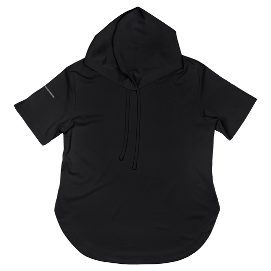ProTek™ Women's Short Sleeve Hoodie - Sable Black