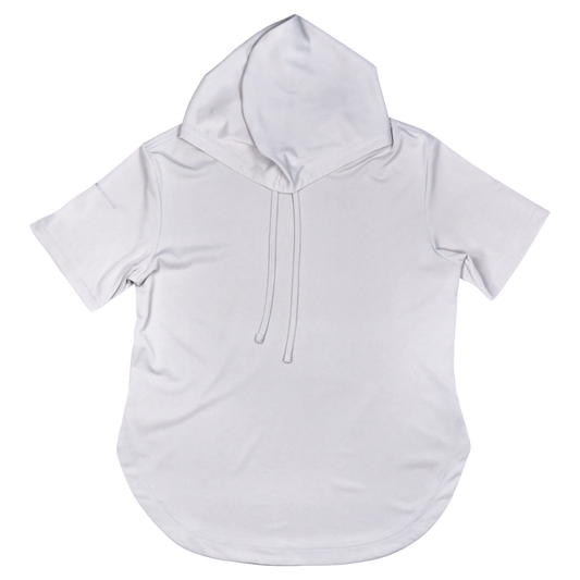 ProTek™ Women's Short Sleeve Hoodie - Salt White
