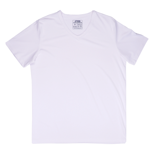 ProTek™ Short Sleeve V-Neck - Salt White