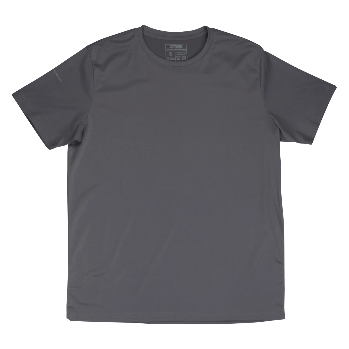 ProTek™ Youth Short Sleeve Crew Neck -Fossil Gray