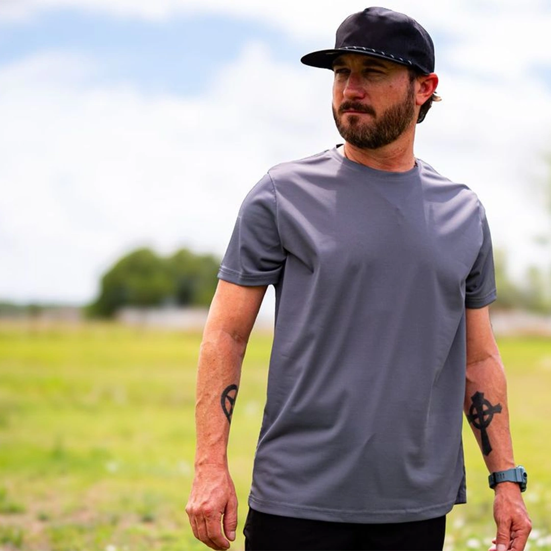 ProTek™ Short Sleeve Crew Neck - Fossil Gray