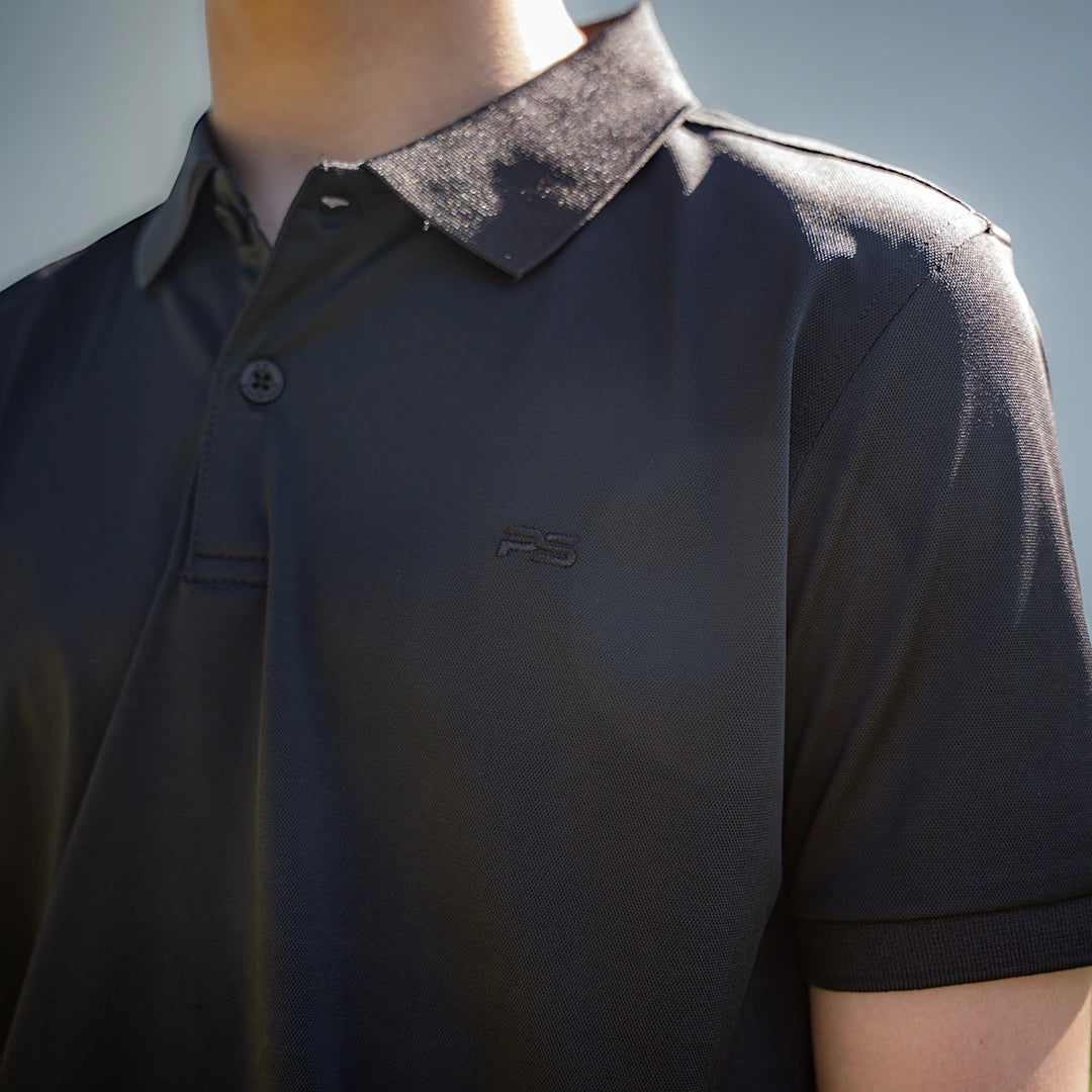 ProTek™ Youth Vintage Polo - Sable Black
