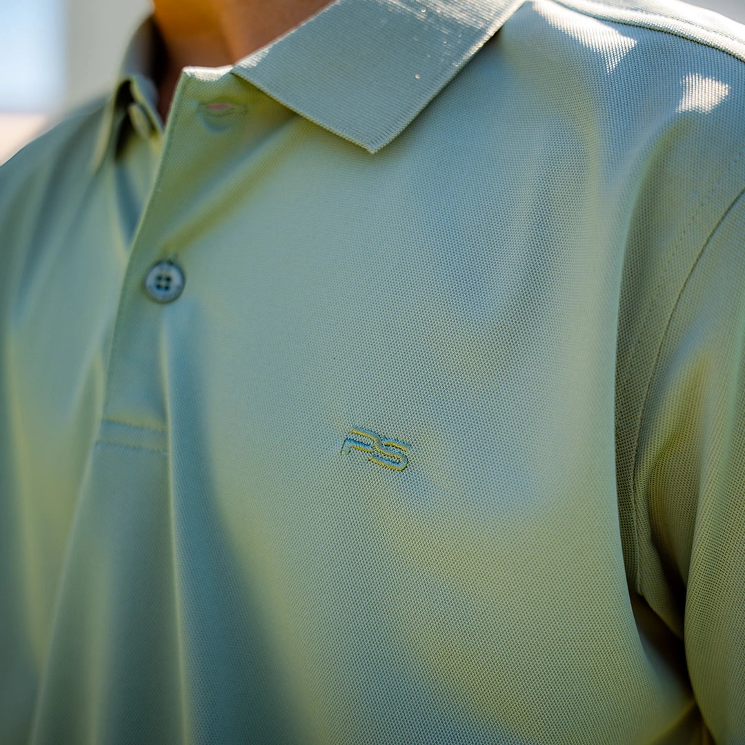 ProTek™ Youth Vintage Polo - Seafoam Green