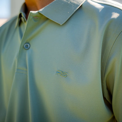 ProTek™ Youth Vintage Polo - Seafoam Green