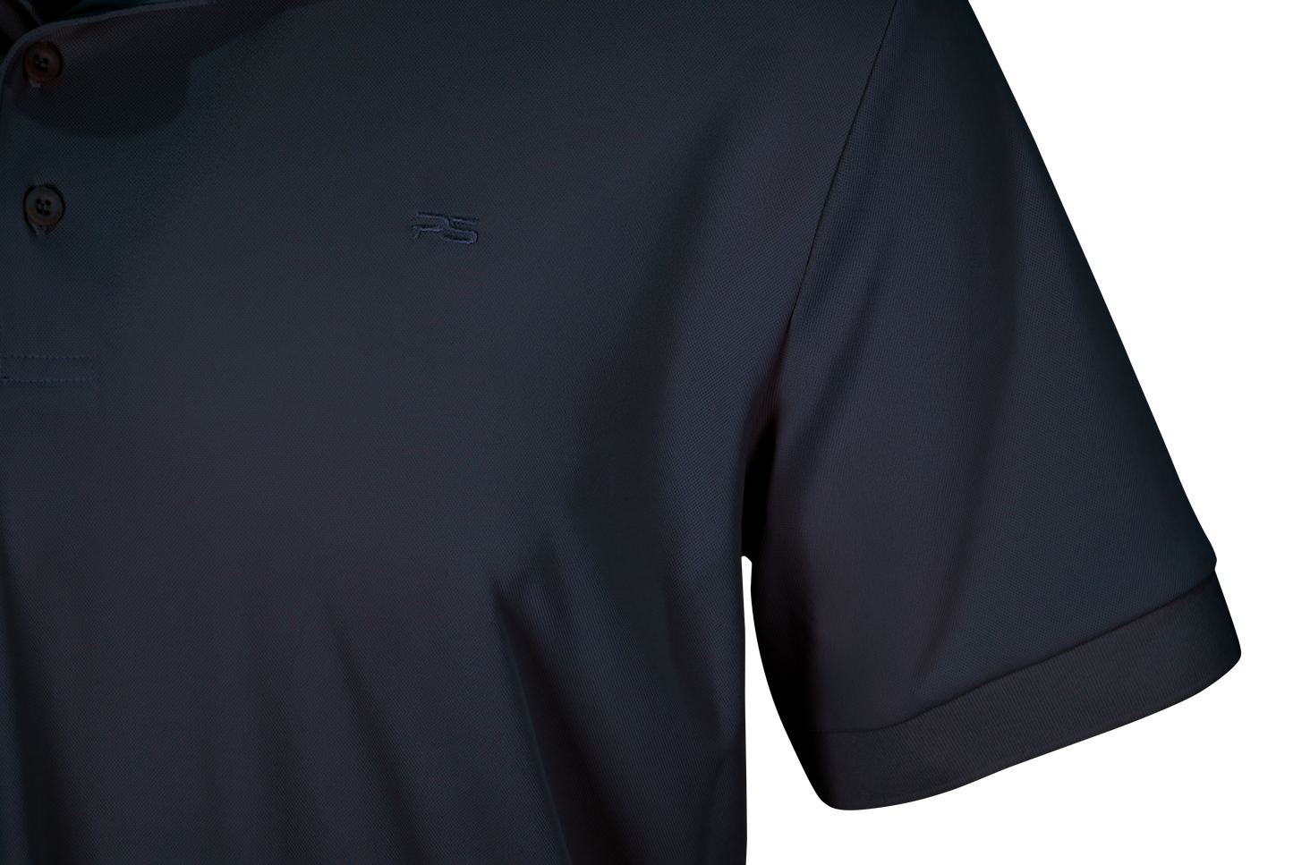PS310G Vintage Polo Shirt-Sable Black