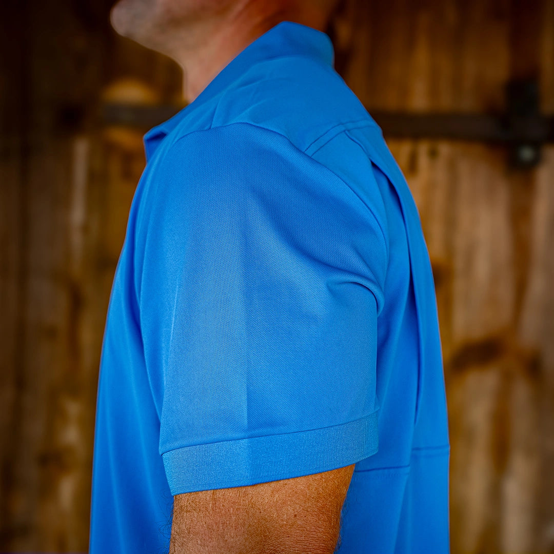 ProTek™ Vintage Polo - Ocean Blue
