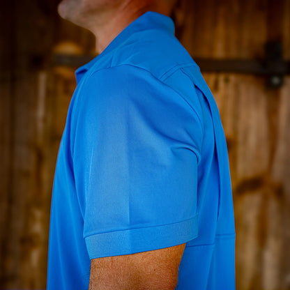 ProTek™ Vintage Polo - Ocean Blue