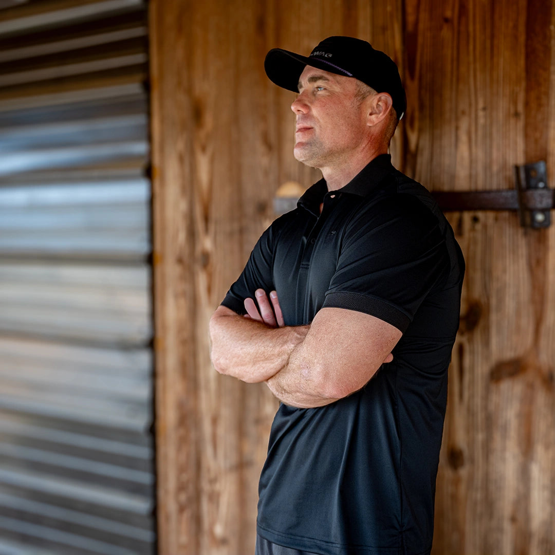 ProTek™ Vintage Polo - Sable Black