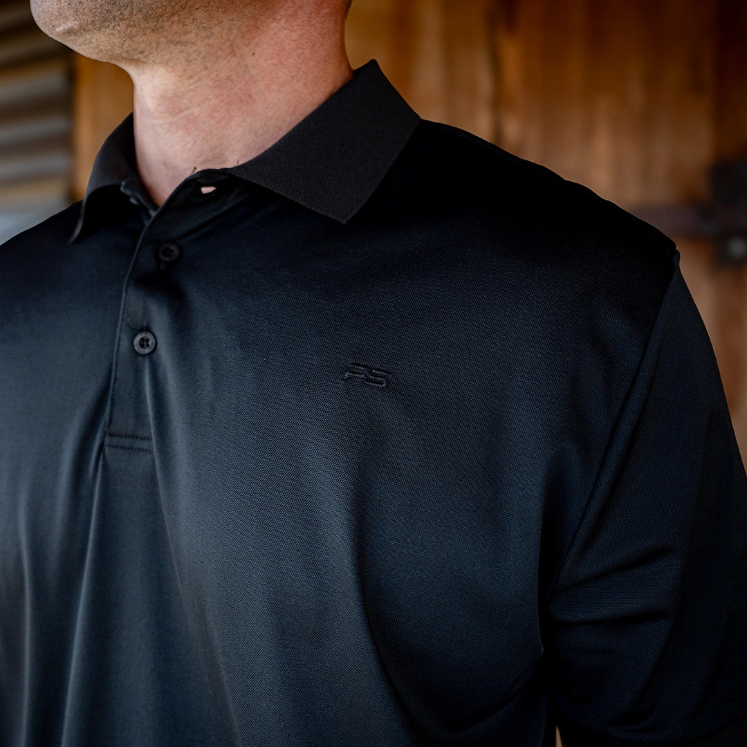 ProTek™ Vintage Polo - Sable Black