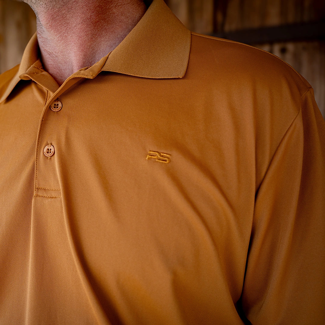 ProTek™ Vintage Polo - Sienna Brown