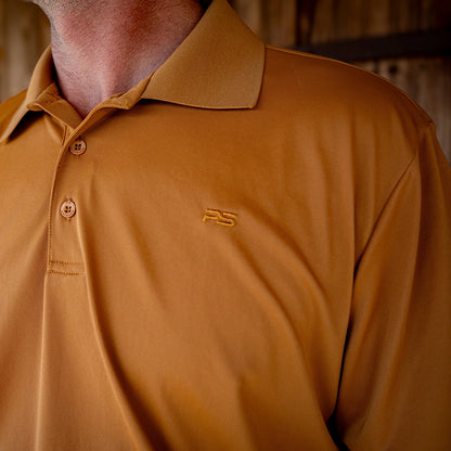 ProTek™ Vintage Polo - Sienna Brown