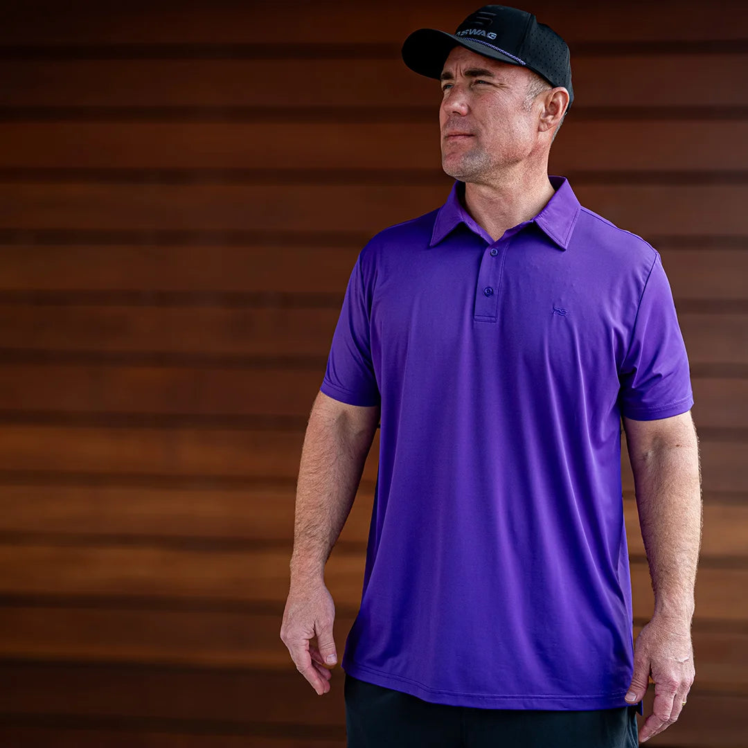 Premium Performance Polo - Indigo Purple