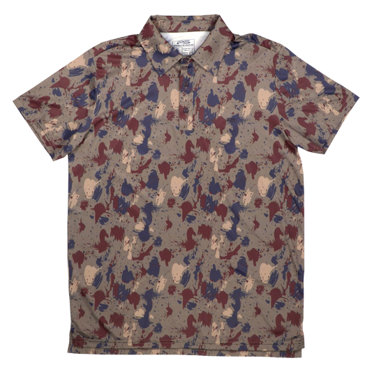 Premium Series Camo Polo - Clay
