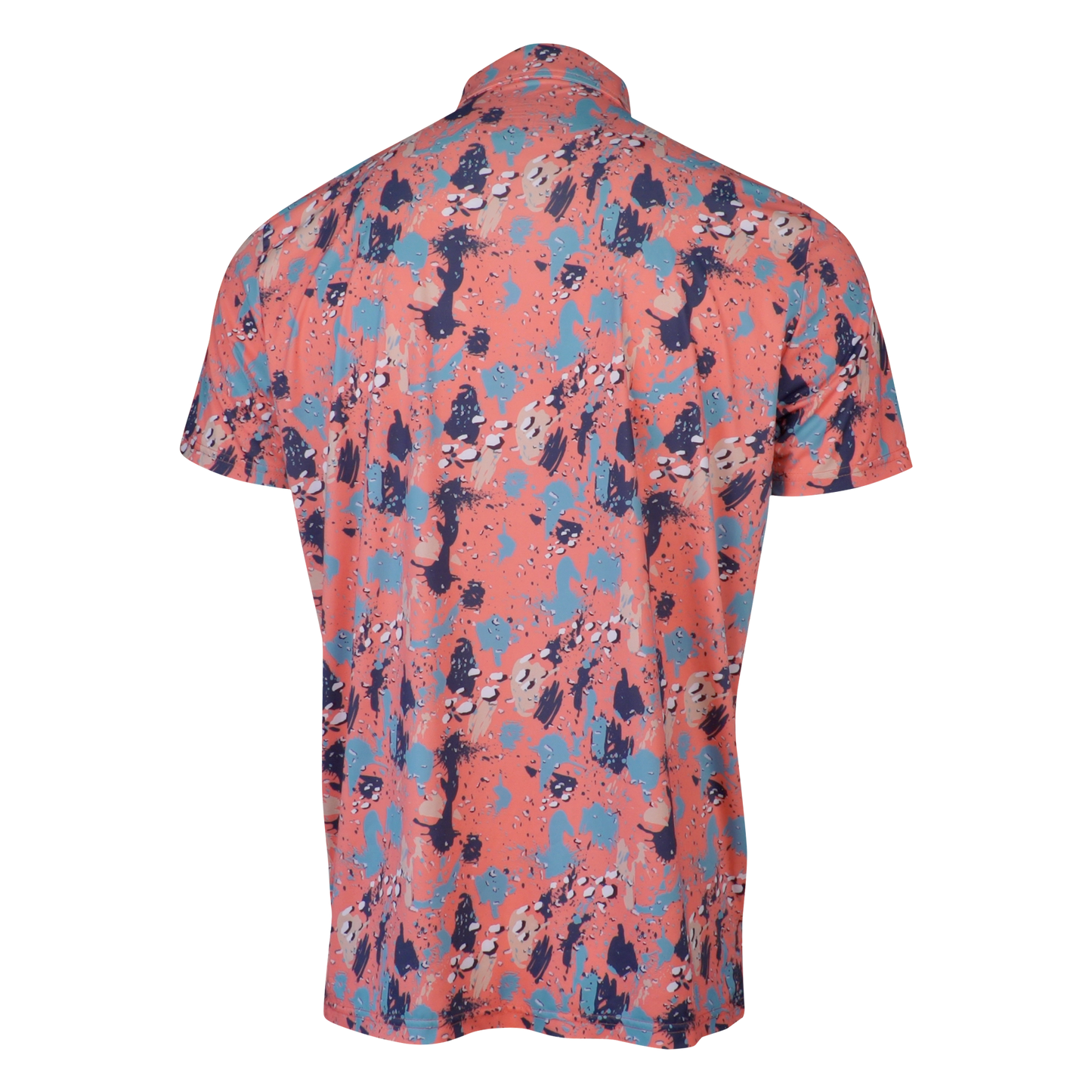 PS320G Performance Polo Shirt-Coral Reef Camo 19
