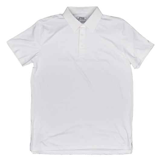 Premium Performance Polo - Salt White