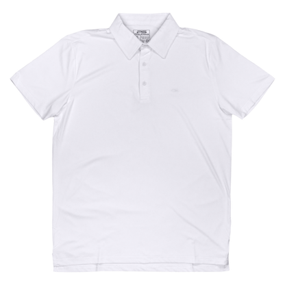Premium Performance Polo - Salt White