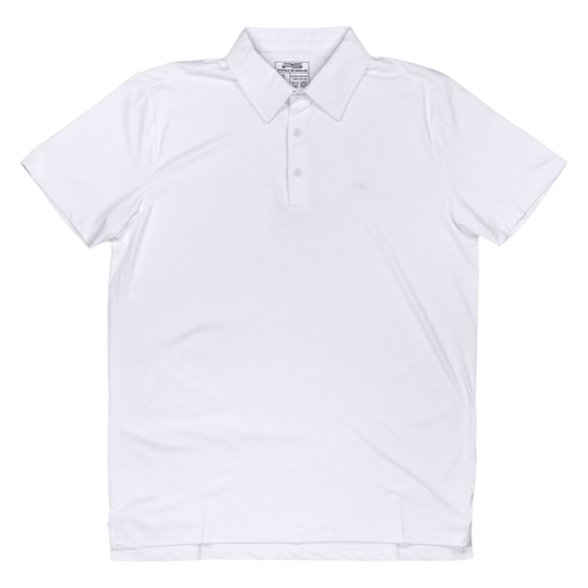 Premium Performance Polo - Salt White