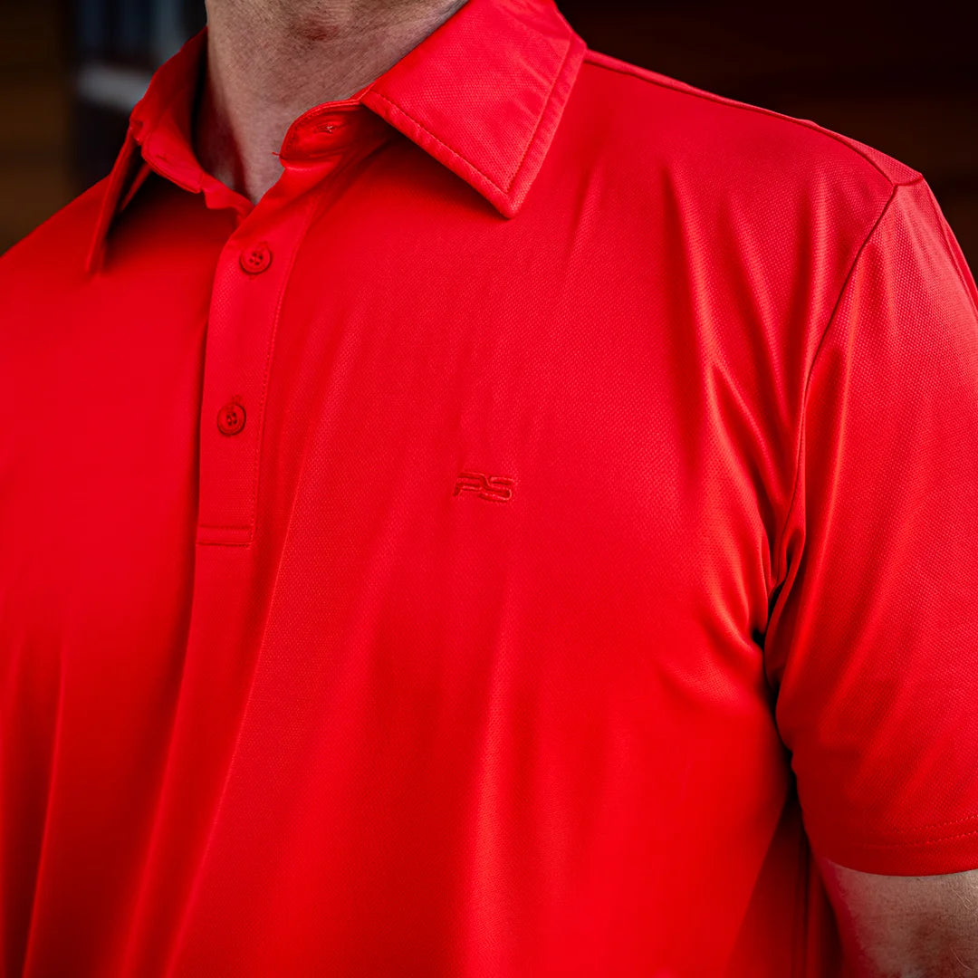 Premium Performance Polo - Cardinal Red