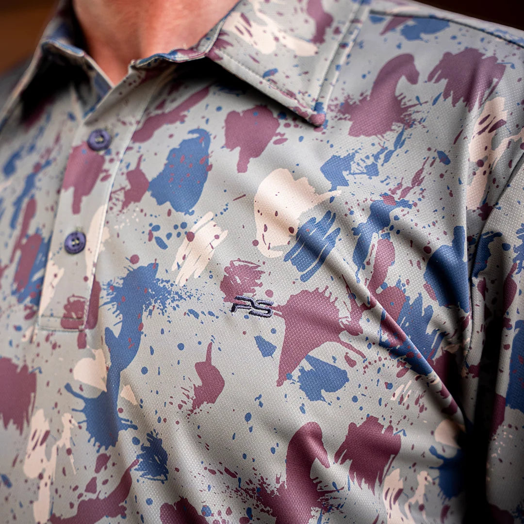 Premium Series Camo Polo - Clay