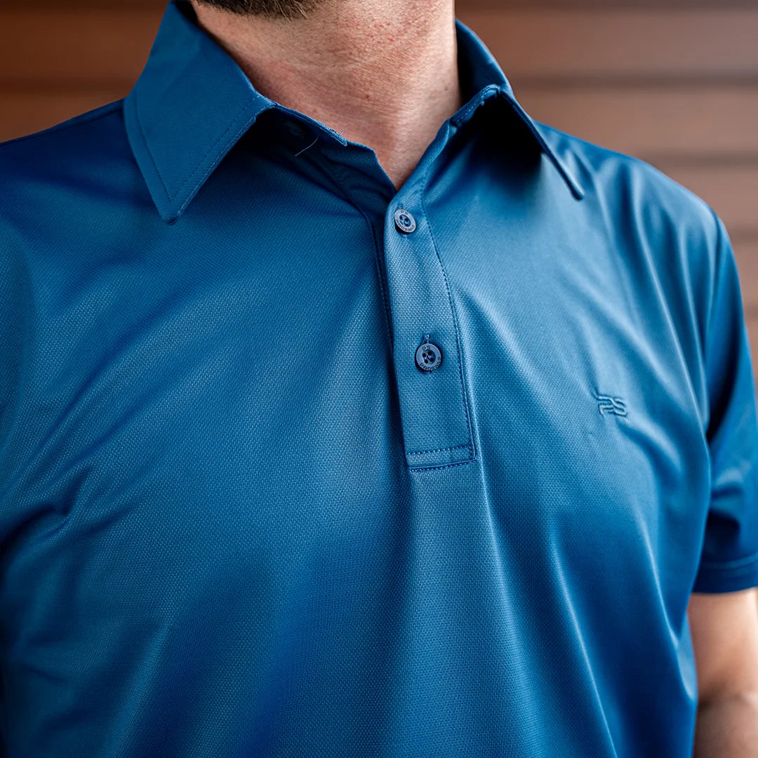 Premium Performance Polo - Midnight Blue