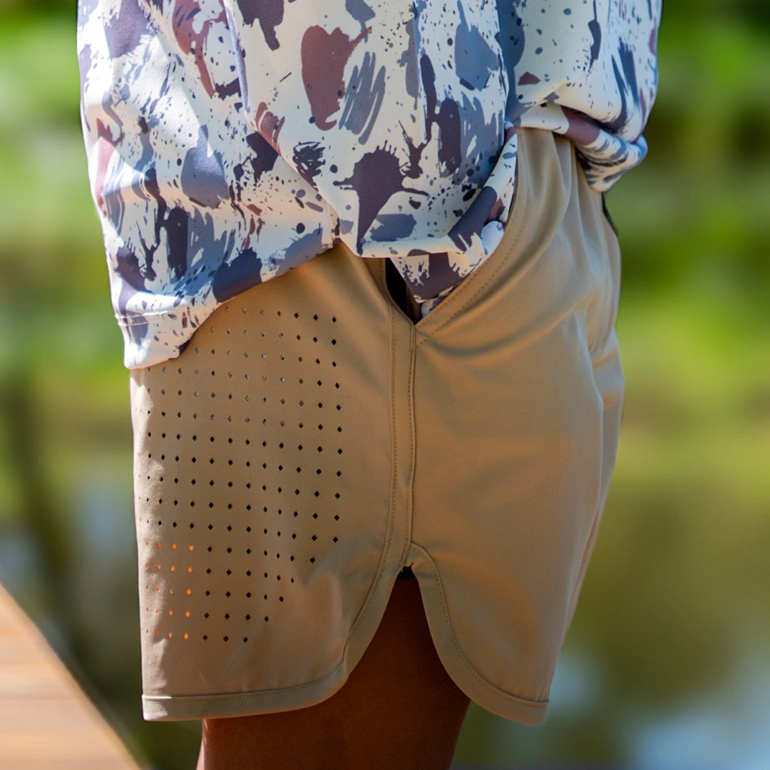 Youth Performance Shorts - Khaki