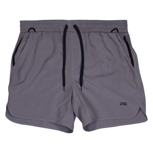 Youth Performance Shorts - Fossil Gray