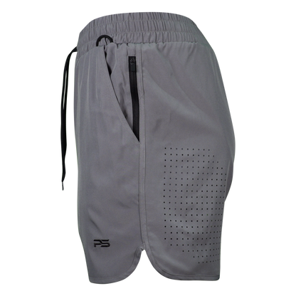 Youth Performance Shorts - Fossil Gray
