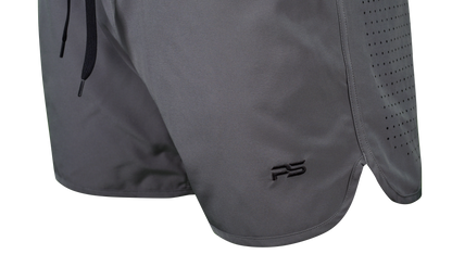Youth Performance Shorts - Fossil Gray