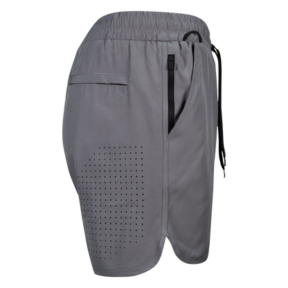 Youth Performance Shorts - Fossil Gray