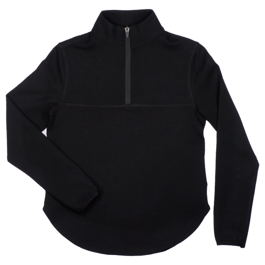 Women's Performance 1/4 Zip Pullover - Sable Black
