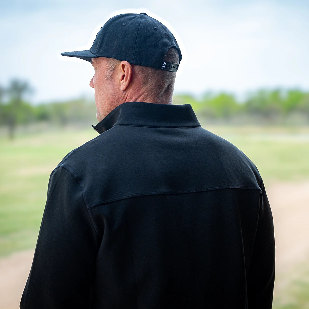 Performance 1/4 Zip Pullover - Sable Black