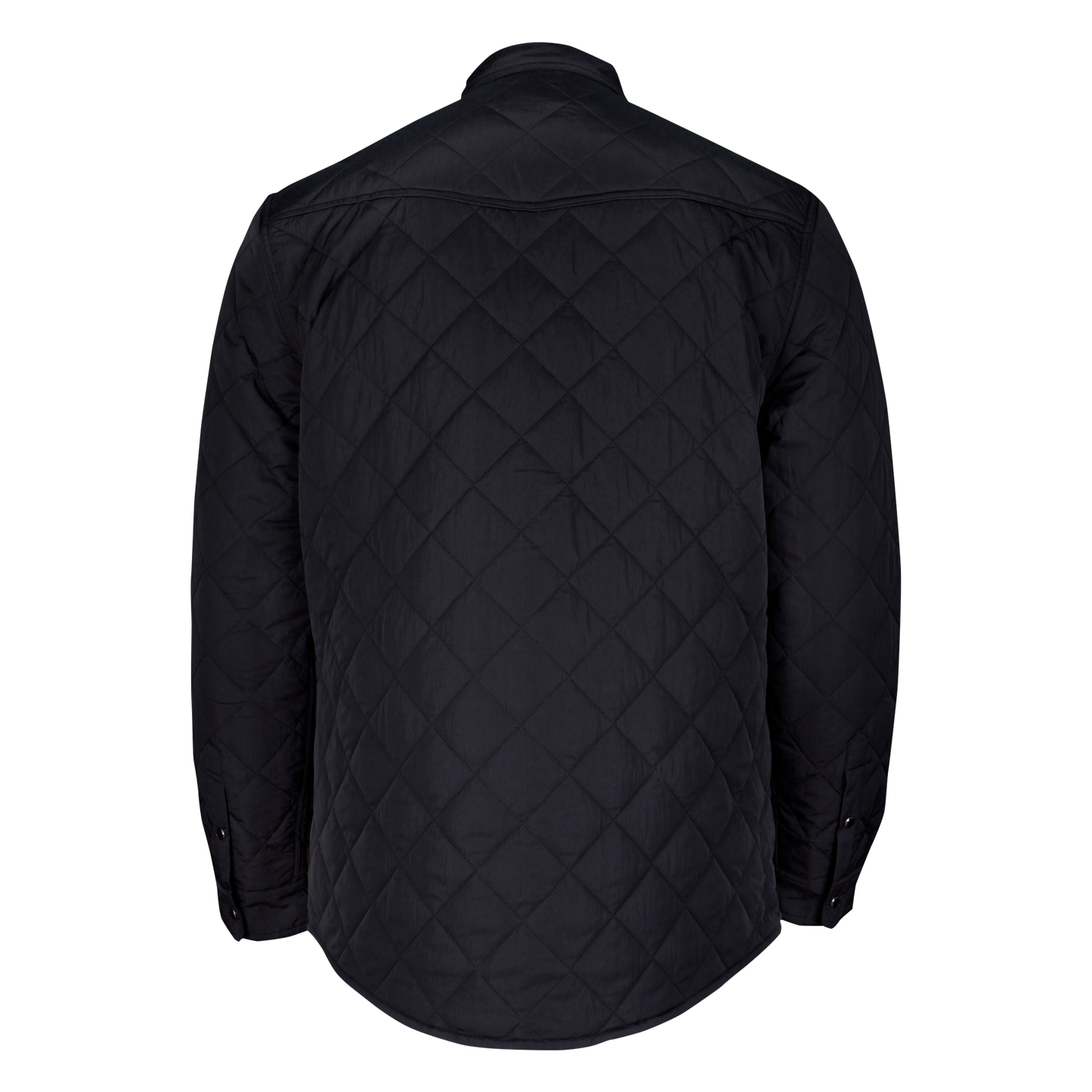 Quilted Shacket - Sable Black