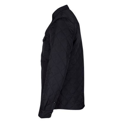 Quilted Shacket - Sable Black