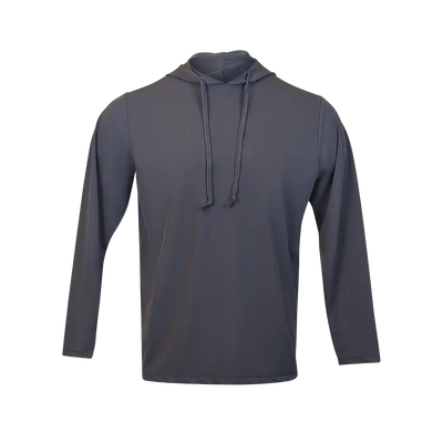 PS300H Long Sleeve Performance Fishing Hoodie - Fossil Gray