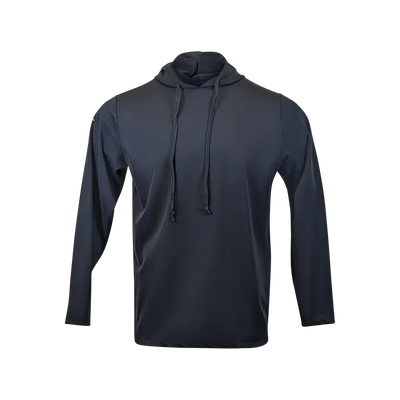 PS300H Long Sleeve Performance Fishing Hoodie - Sable Black