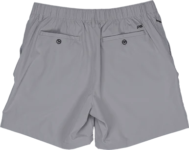 Performance Golf Shorts - Graphite Gray back view