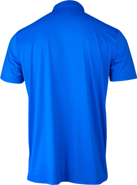 Premium Performance Polo - Bahama Blue back view