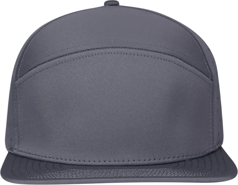 ProSeries 6-Panel Waterproof Golf Hat - Fossil Gray front view