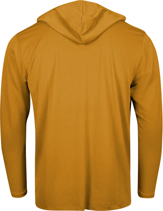 ProTek™ Long Sleeve Hoodie - Sienna Brown back view