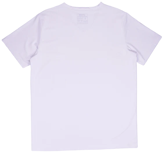 ProTek™ Short Sleeve V-Neck - Salt White back view