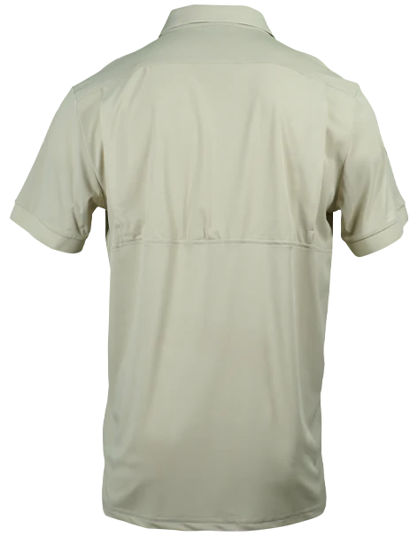 ProTek™ Youth Vintage Polo - Midnight Blue back view
