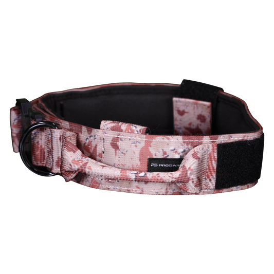 Premium Dog Collar - Chocolate Chip Camo